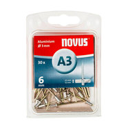 ПОП НИТОВЕ 30БР. 3Х6 NOVUS 30 БРОЯ ПОП НИТОВЕ 30БР. 3Х6 NOVUS 30 БРОЯ