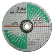 ДИСК ЗА РЯЗАНЕ НА НЕМЕТАЛ ZAI 230x3x22.23 ДИСК ЗА РЯЗАНЕ НА НЕМЕТАЛ ZAI 230x3x22.23