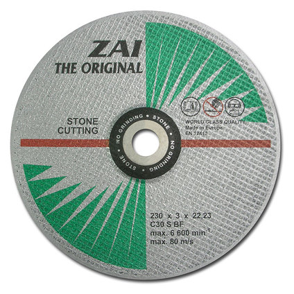NON-METAL CUTTING DISC ZAI 230x3x22.23 NON-METAL CUTTING DISC ZAI 230x3x22.23