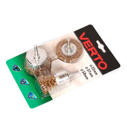 WIRE BRUSH SET 3 PCS VERTO WIRE BRUSH SET 3 PCS VERTO