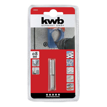 ДИАМАНТЕНА БОРКОРОНА Ф 8 ММ KWB ДИАМАНТЕНА БОРКОРОНА Ф 8 ММ KWB