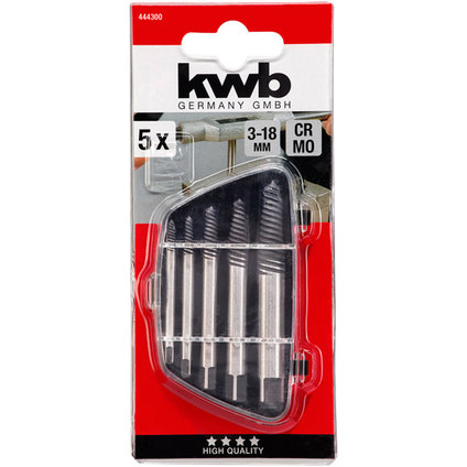 КОМПЛЕКТ ЕКСТРАКТОРИ 5 БР. KWB КОМПЛЕКТ ЕКСТРАКТОРИ 5 БР. KWB