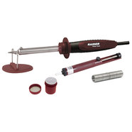 SOLDERING IRON KIT, PUMP FO TIN, TINOL AND PASTE RAIDER SOLDERING IRON KIT, PUMP FO TIN, TINOL AND PASTE RAIDER