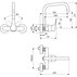 B0892AA SEVANEXT /FLOW/СМЕСИТЕЛ СТЕНЕН B0892AA SEVANEXT /FLOW/СМЕСИТЕЛ СТЕНЕН
