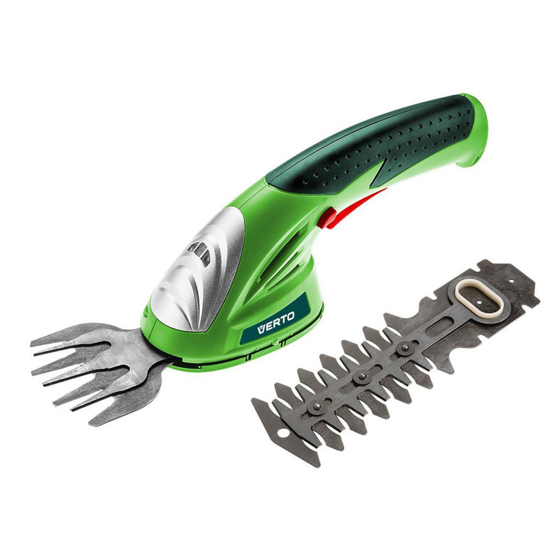 VERTO АКУМ.НОЖИЦА/ХРАСТОРЕЗ 7.2V LI-ION 7.2 V, BATTERY COUNT 1, 1.30 Ah, WORKING WIDTH WITH SHRUB BLADE 120 мм, WORKING WIDTH WITH GRASS BLADE 80 мм VERTO АКУМ.НОЖИЦА/ХРАСТОРЕЗ 7.2V LI-ION 7.2 V, BATTERY COUNT 1, 1.30 Ah, WORKING WIDTH WITH SHRUB BLADE 120 мм, WORKING WIDTH WITH GRASS BLADE 80 мм