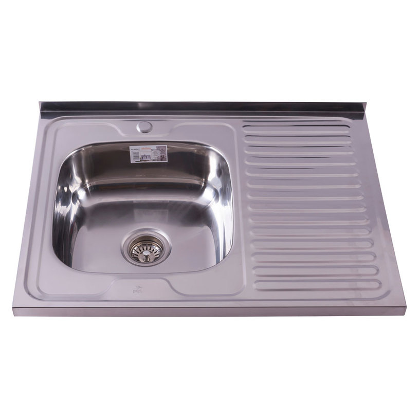 ON-BOARD KITCHEN SINK INTER CERAMIC ICK 8060AR ДЯСНА 80Х60Х16 СМ. ON-BOARD KITCHEN SINK INTER CERAMIC ICK 8060AR ДЯСНА 80Х60Х16 СМ.