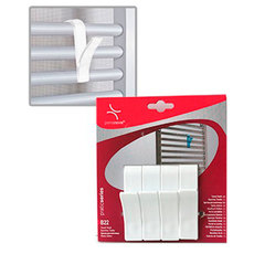 Закачалки за хавлии к-кт 4бр БЯЛА Закачалки за хавлии к-кт 4бр БЯЛА