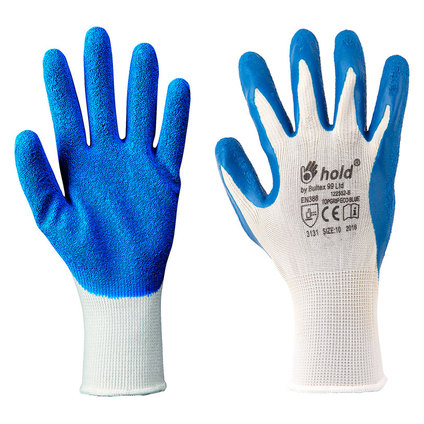 GLOVES BE HOLD CARD TOPGRIP ECO-BLUE GLOVES BE HOLD CARD TOPGRIP ECO-BLUE