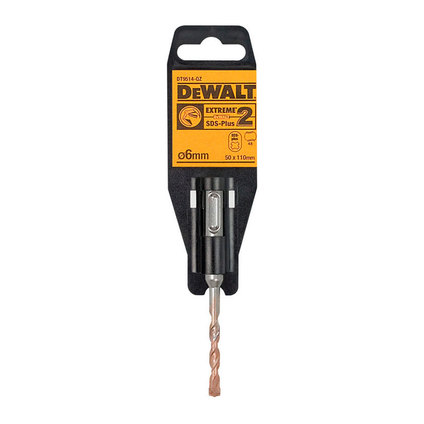 СВРЕДЛО 6X110 MM DEWALT EXTREME 2® SDS-Plus СВРЕДЛО 6X110 MM DEWALT EXTREME 2® SDS-Plus