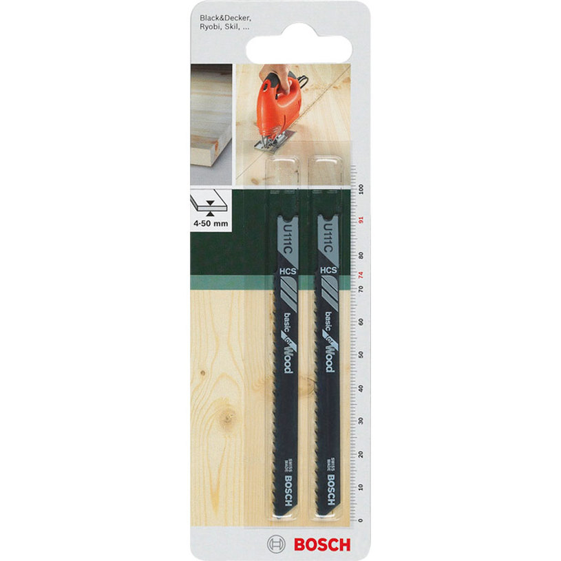 JIGSAW BLADE 2 PCS. BOSCH U111C JIGSAW BLADE 2 PCS. BOSCH U111C