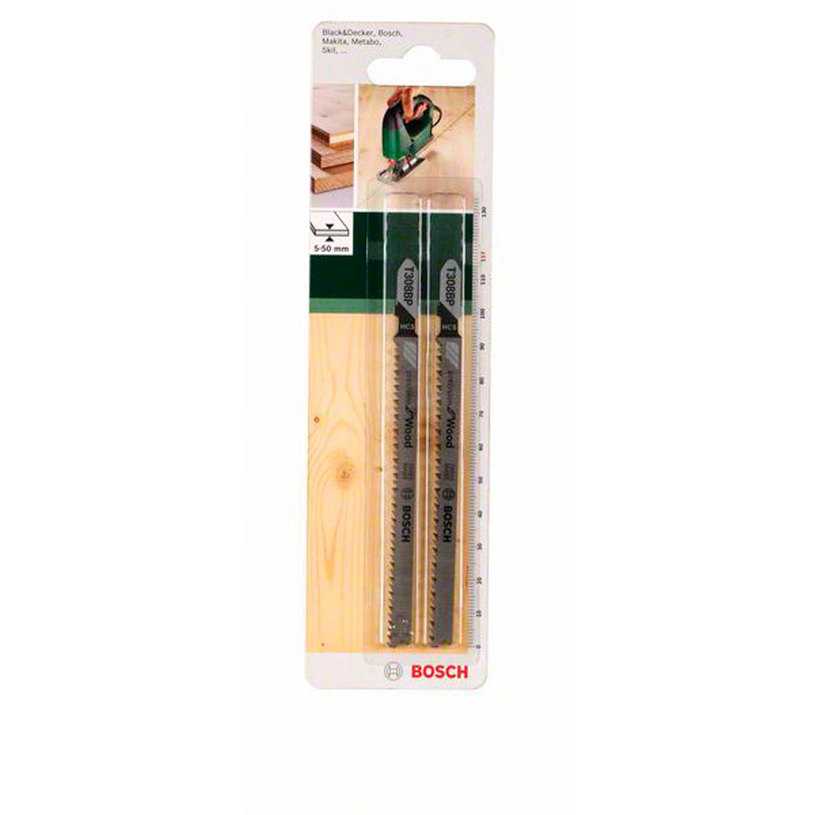 JIGSAW BLADE 2 PCS. BOSCH T308BP JIGSAW BLADE 2 PCS. BOSCH T308BP