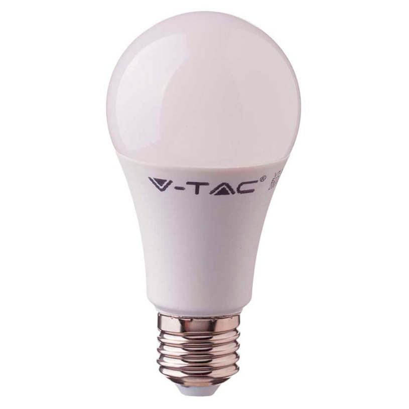 Светодиодна LED крушка V-TAC E27 9W 4000K 806LM A60 SMN Светодиодна LED крушка V-TAC E27 9W 4000K 806LM A60 SMN