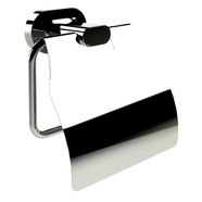 TOILET PAPER HOLDER WITH COVER BISK GO TOILET PAPER HOLDER WITH COVER BISK GO