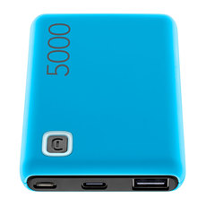 EXTERNAL BATTERY CELLULAR LINE ESSENCE 5000 mAh BLUE EXTERNAL BATTERY CELLULAR LINE ESSENCE 5000 mAh BLUE