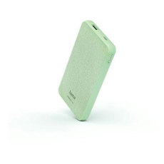 EXTERNAL BATTERY HAMA Fabric 10 10000 mAh 201660 GREEN EXTERNAL BATTERY HAMA Fabric 10 10000 mAh 201660 GREEN