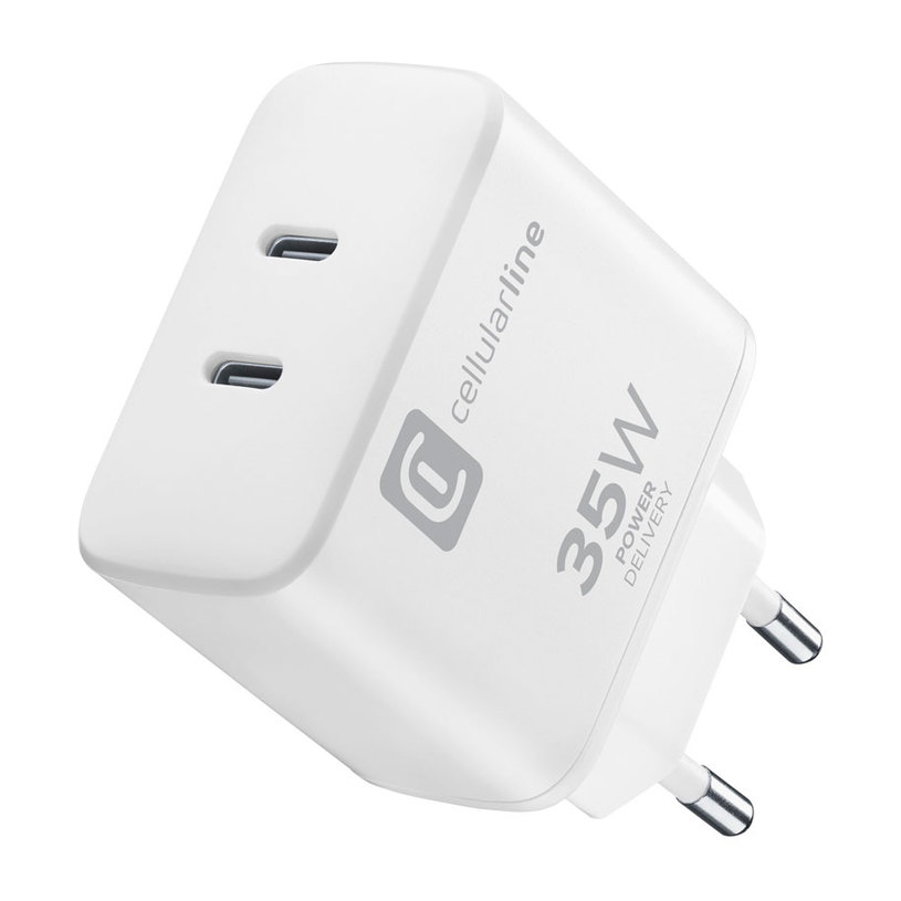 ЗАРЯДНО 220V 35W PD 2xTYPE-C WHITE APPLE ЗАРЯДНО 220V 35W PD 2xTYPE-C WHITE APPLE