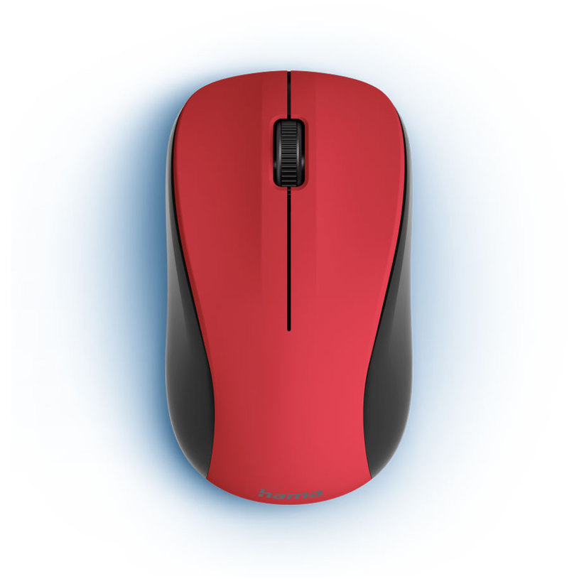 Безжична Мишка с тихи бутони HAMA MW-300 V2 RED 173022 Безжична Мишка с тихи бутони HAMA MW-300 V2 RED 173022