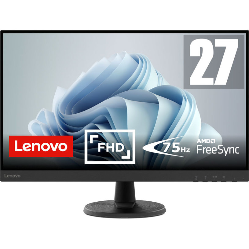 Монитор LENOVO D27-45 67A5KAC6EU 0.311 мм, 178°/178°, VA, 27.0 ", 68.6 см, 1920x1080, 75.00 Hz, 4.00 ms, HDMI, ЧЕРЕН Монитор LENOVO D27-45 67A5KAC6EU 0.311 мм, 178°/178°, VA, 27.0 ", 68.6 см, 1920x1080, 75.00 Hz, 4.00 ms, HDMI, ЧЕРЕН