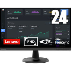 Monitor LENOVO D24-45 67A4KAC6EU 0.274 мм, 178°/178°, VA, 23.8 ", 60.5 см, 1920x1080, 75.00 Hz, 5.00 ms, HDMI, ЧЕРЕН Monitor LENOVO D24-45 67A4KAC6EU 0.274 мм, 178°/178°, VA, 23.8 ", 60.5 см, 1920x1080, 75.00 Hz, 5.00 ms, HDMI, ЧЕРЕН
