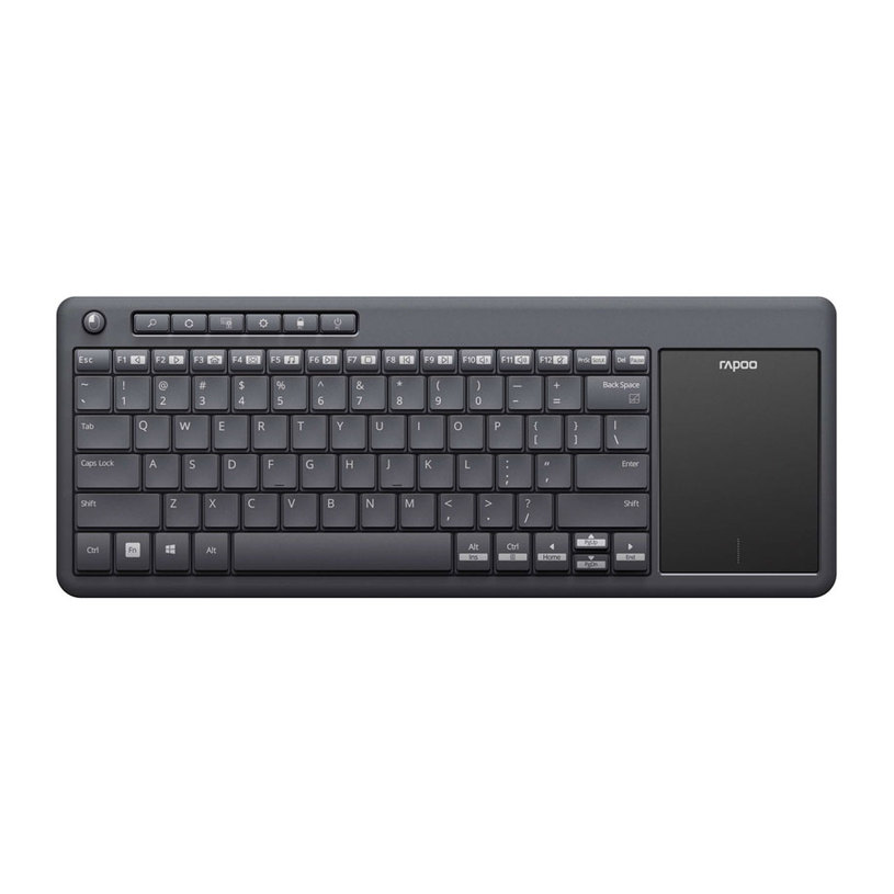 Compact Keyboard with touchpad RAPOO K2600 GRAY 16940 Compact Keyboard with touchpad RAPOO K2600 GRAY 16940