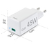 ЗАРЯДНО 220V HAMA 45W USB-C PDQC 201653 ЗАРЯДНО 220V HAMA 45W USB-C PDQC 201653