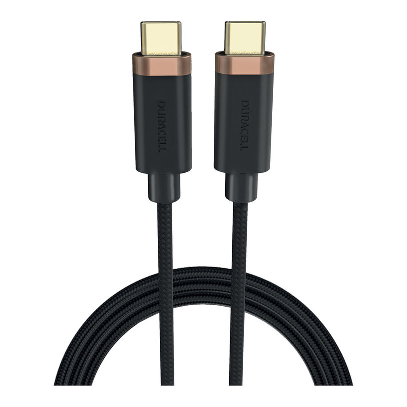 КАБЕЛ DURACELL USB-C - USB-C 1m USB7030A КАБЕЛ DURACELL USB-C - USB-C 1m USB7030A