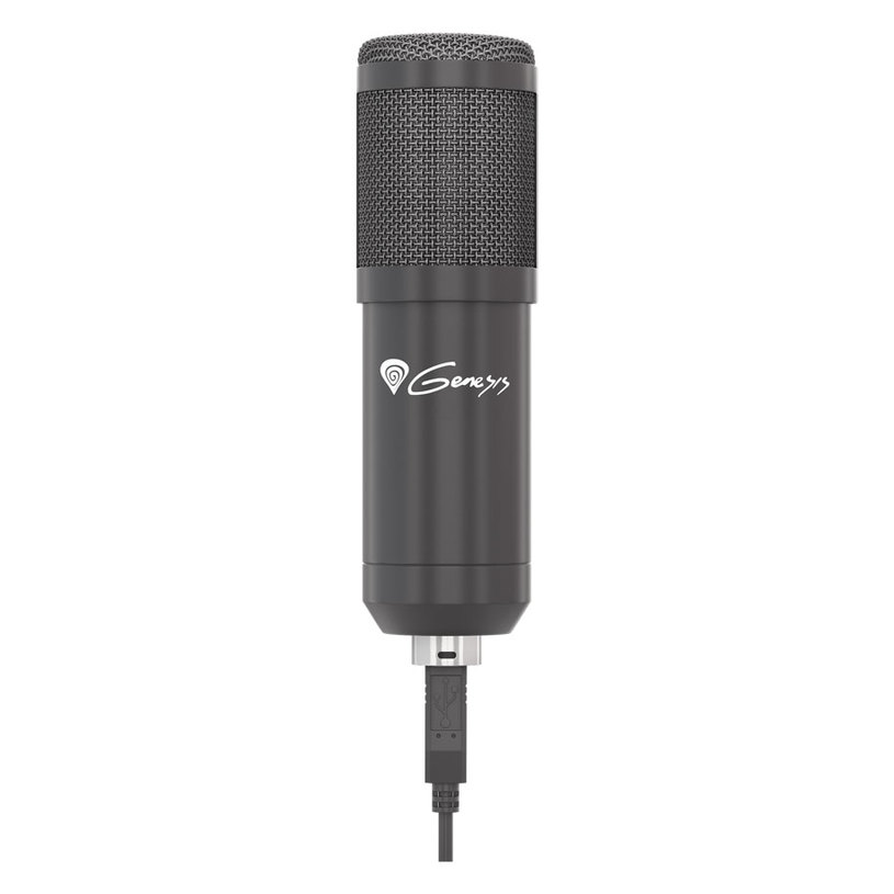 Studio Microphone with adjustable stand GENESIS RADIUM 400 STUDIO NGM-1377 USB 2.0 interface, cardioid Studio Microphone with adjustable stand GENESIS RADIUM 400 STUDIO NGM-1377 USB 2.0 interface, cardioid