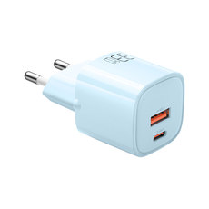 ЗАРЯДНО 220V XMART PD+QC3.0 33W BLUE ЗАРЯДНО 220V XMART PD+QC3.0 33W BLUE