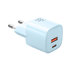 ЗАРЯДНО 220V XMART PD+QC3.0 33W BLUE ЗАРЯДНО 220V XMART PD+QC3.0 33W BLUE