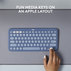 КЛ. LOGITECH K380(MAC)Blueb. 920-011180* КЛ. LOGITECH K380(MAC)Blueb. 920-011180*
