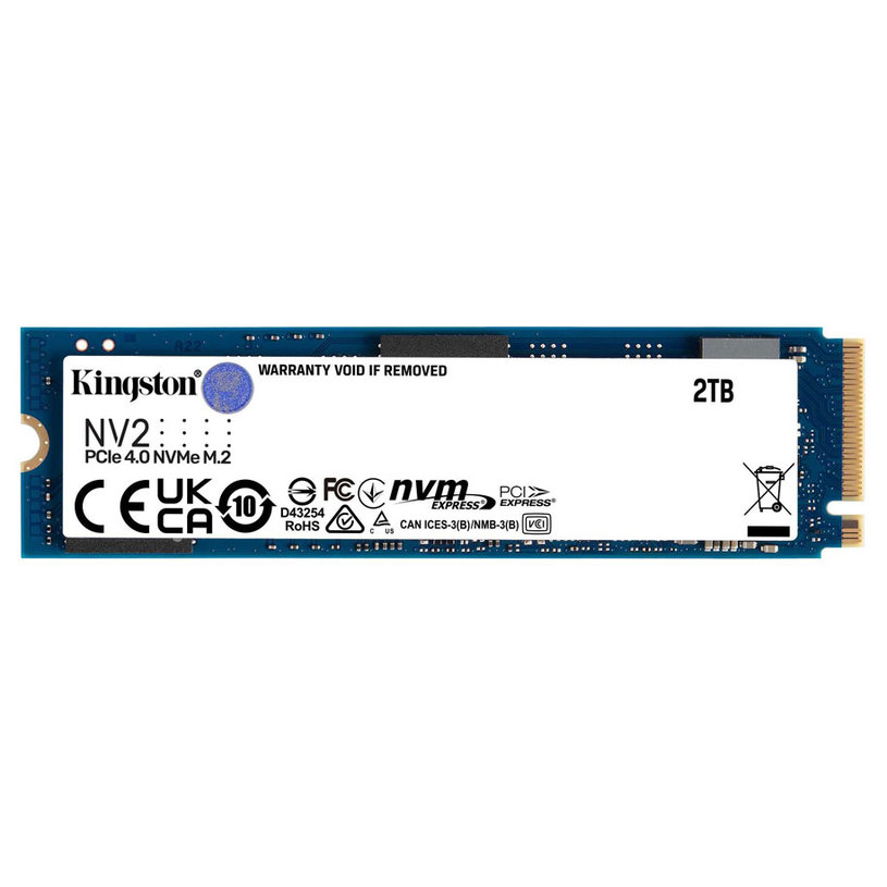 Вътрешен диск KINGSTON NV2 SNV2S/2000G NVMe M.2 Вътрешен диск KINGSTON NV2 SNV2S/2000G NVMe M.2
