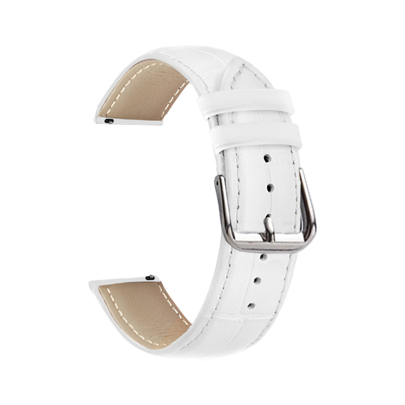 LEATHER STRAP TRENDER TR-CFX20WH 20 mm WHITE LEATHER STRAP TRENDER TR-CFX20WH 20 mm WHITE