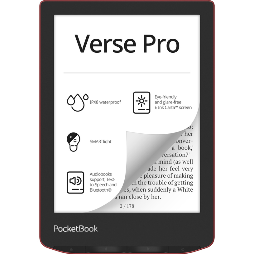 Ebook reader POCKETBOOK Verse Pro PB634 RED Ebook reader POCKETBOOK Verse Pro PB634 RED