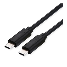 Cable ROLINE USB4 Gen3 C-C M/M 100W 0.8 m Speed ??up to 40 Gbit/s Cable ROLINE USB4 Gen3 C-C M/M 100W 0.8 m Speed ??up to 40 Gbit/s