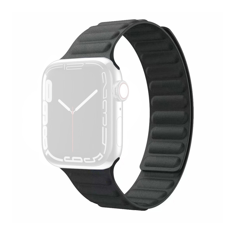 MAGNETIC STRAP XMART WOOLEN APPLE WATCH BLACK 42-49 MAGNETIC STRAP XMART WOOLEN APPLE WATCH BLACK 42-49