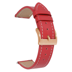 LEATHER STRAP TRENDER TR-GLN18RD 18 MM RED LEATHER STRAP TRENDER TR-GLN18RD 18 MM RED