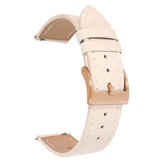 LEATHER STRAP TRENDER TR-GLN18WH 18 MM WHITE LEATHER STRAP TRENDER TR-GLN18WH 18 MM WHITE