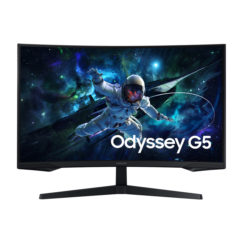 Gaming Monitor SAMSUNG Odyssey G5 LS32CG552EUXEN 0.277 мм, 178°/178°, VA, 32.0 ", 81.3 см, 2560x1440, 165.00 Hz, HDMI, DisplayPort, ЧЕРЕН Gaming Monitor SAMSUNG Odyssey G5 LS32CG552EUXEN 0.277 мм, 178°/178°, VA, 32.0 ", 81.3 см, 2560x1440, 165.00 Hz, HDMI, DisplayPort, ЧЕРЕН