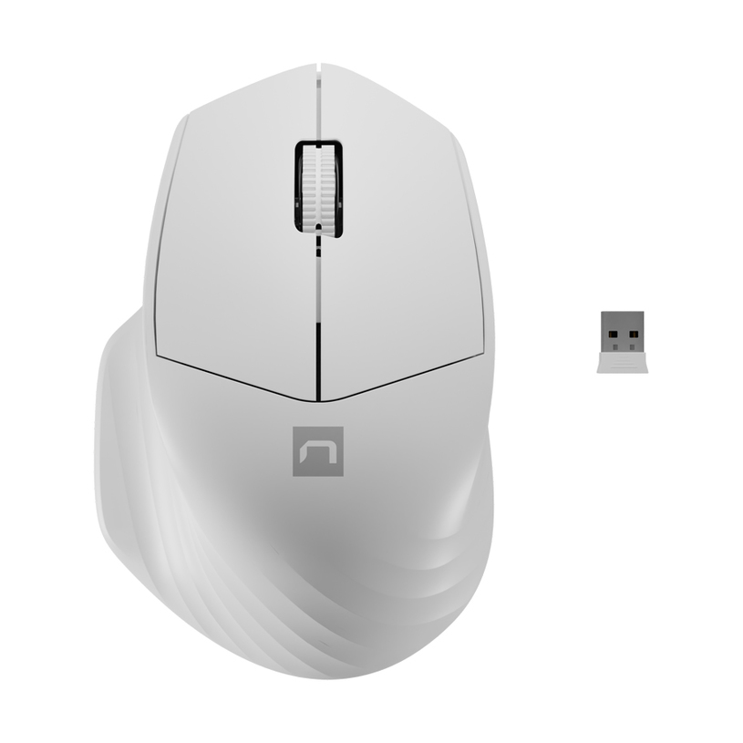 Безжична Мишка с тихи бутони NATEC SISKIN 2 WHITE NMY-1972 Безжична Мишка с тихи бутони NATEC SISKIN 2 WHITE NMY-1972