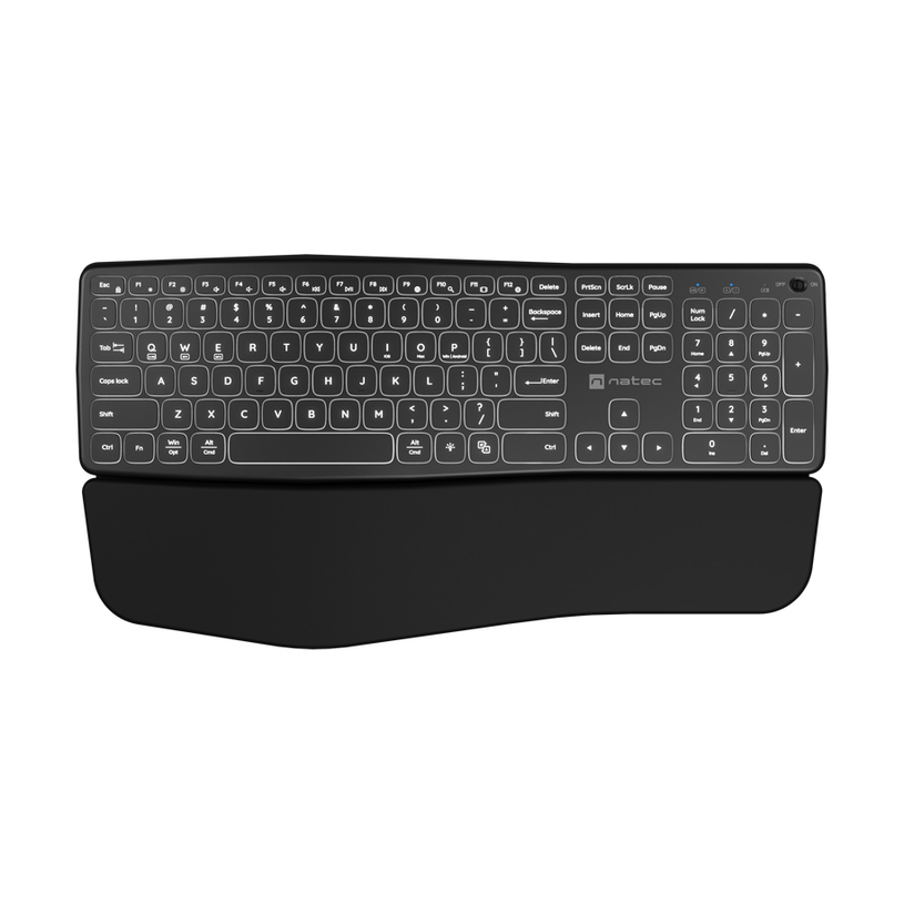 Keyboard NATEC PORIFERA US X-SCISSOR NKL-1995 Keyboard NATEC PORIFERA US X-SCISSOR NKL-1995