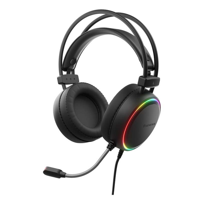 Headphones GENESIS NEON 613 RGB BLACK NSG-2092 Headphones GENESIS NEON 613 RGB BLACK NSG-2092