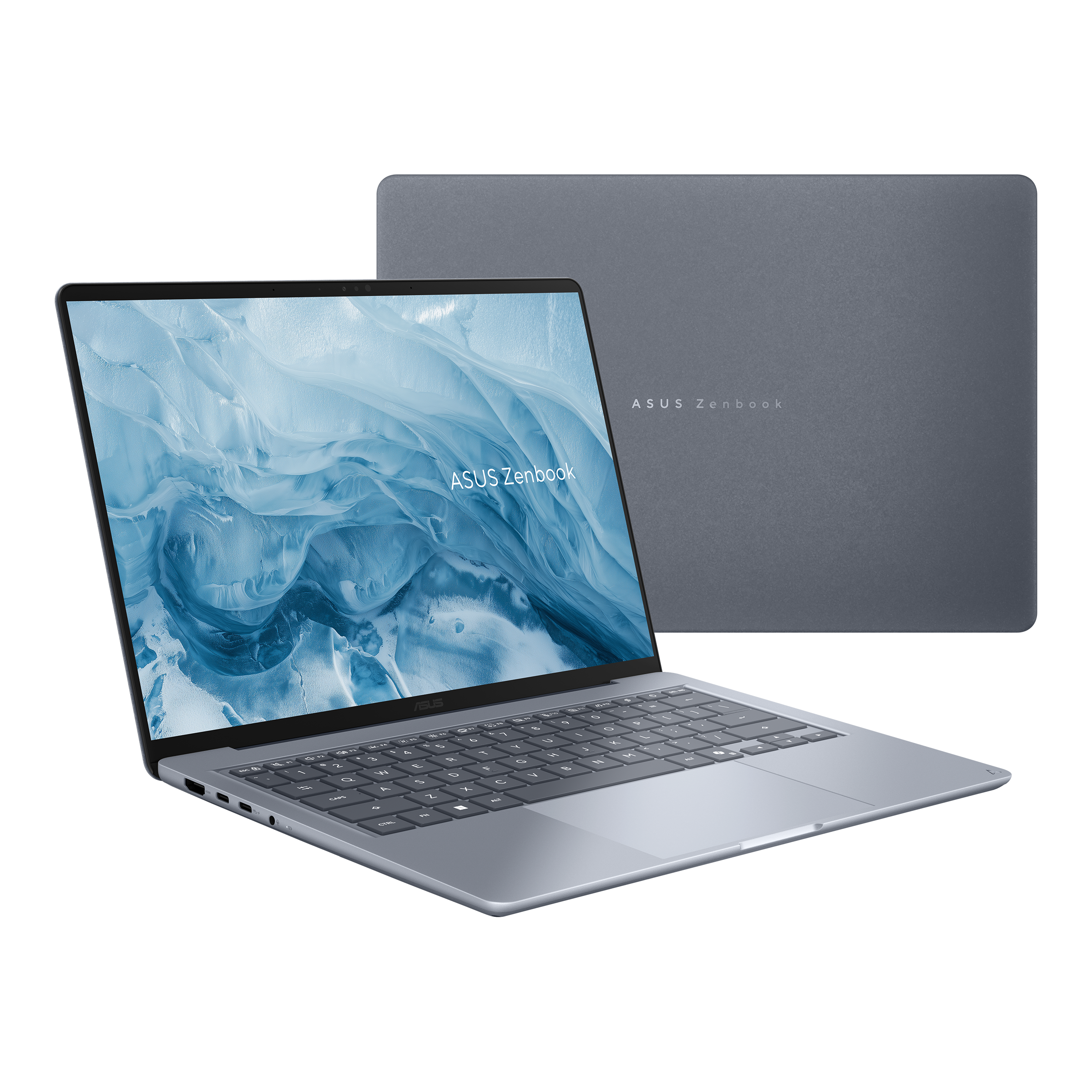 Ултрабук ASUS Zenbook 14 UX3480KA-U1117W 14.0", AMD RYZEN AI 7 345, RAM 16 GB, SSD 512 GB, AMD RADEON GRAPHICS, OLED, WINDOWS 11, ARCTIC BLUE
