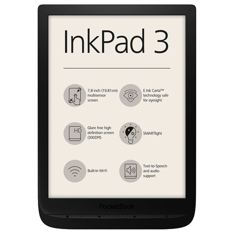 Ebook reader POCKETBOOK InkPad 3 PB740 Black Ebook reader POCKETBOOK InkPad 3 PB740 Black