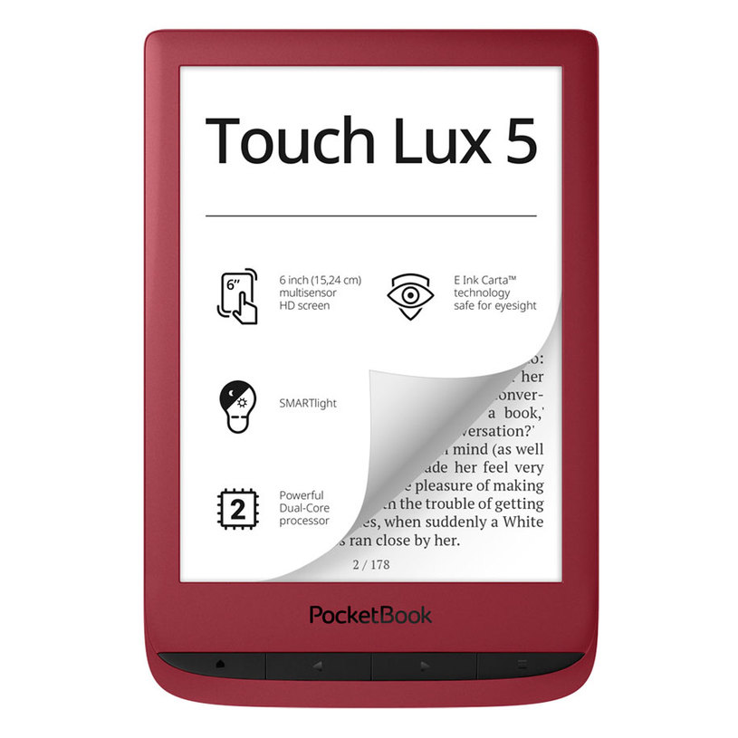 ЕЛ.КНИГА POCKETBOOK Touch Lux 5 PB628 R*