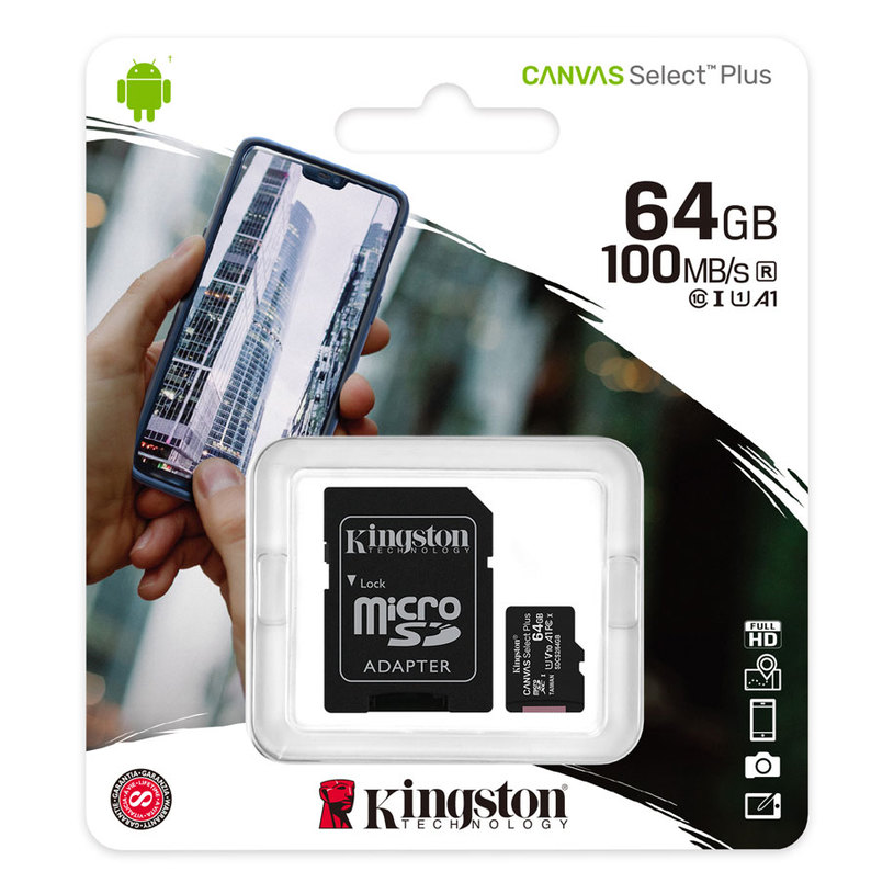 Карта памет KINGSTON SDCS2/64 КЛАС 10 Карта памет KINGSTON SDCS2/64 КЛАС 10