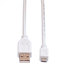 К-Л ROLINE USB 2.0 A-microB M/M 0.8 m