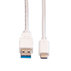 К-Л ROLINE USB 3.1 A-Type C M/M 0.5m К-Л ROLINE USB 3.1 A-Type C M/M 0.5m