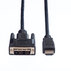 К-Л ROLINE Value HDMI-DVI (18+1) M/M 2m