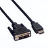 К-Л ROLINE Value HDMI-DVI (18+1) M/M 3m К-Л ROLINE Value HDMI-DVI (18+1) M/M 3m
