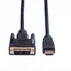 К-Л ROLINE Value HDMI-DVI (18+1) M/M 5m К-Л ROLINE Value HDMI-DVI (18+1) M/M 5m